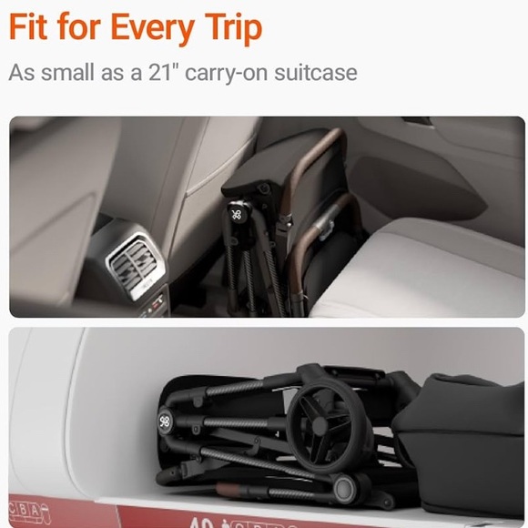 Mamazing 11.6 lb Ultra Air Lightweight Foldable Carbon Fiber Travel Stroller - Picture 16 of 16